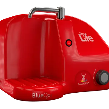 Purificador Blue Oxi Água Natural Alcalina E Ozonizada 127v Vermelho