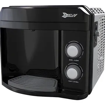 Purificador Água Refrigerado Compressor Leaf Compact 127 V Preto